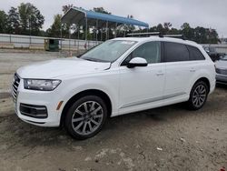 Salvage cars for sale at Spartanburg, SC auction: 2017 Audi Q7 Prestige