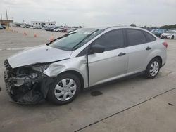 Salvage cars for sale at Grand Prairie, TX auction: 2018 Ford Focus S