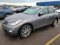 Salvage cars for sale at Woodhaven, MI auction: 2015 Infiniti QX50