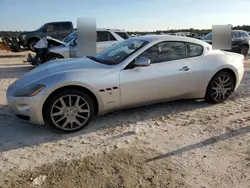 Salvage cars for sale at Houston, TX auction: 2009 Maserati Granturismo