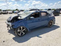 Salvage cars for sale at San Antonio, TX auction: 2015 Honda Civic SI