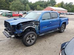 Salvage cars for sale at Mendon, MA auction: 2017 Toyota Tacoma Double Cab