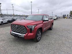 Salvage cars for sale at Hillsborough, NJ auction: 2023 Toyota Tundra Crewmax Capstone