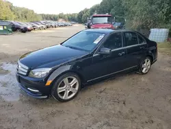 Salvage cars for sale at North Billerica, MA auction: 2011 Mercedes-Benz C300