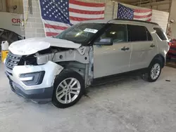 Salvage cars for sale at Columbia, MO auction: 2017 Ford Explorer