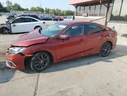 Honda salvage cars for sale: 2021 Honda Civic EX