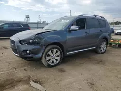 Salvage cars for sale at Chicago Heights, IL auction: 2012 Mitsubishi Outlander SE