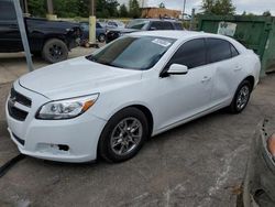 Chevrolet salvage cars for sale: 2013 Chevrolet Malibu 1LT