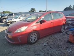 Salvage cars for sale at Franklin, WI auction: 2012 Toyota Prius V