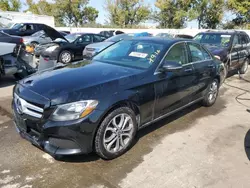 Salvage cars for sale at Bridgeton, MO auction: 2018 Mercedes-Benz C 300 4matic