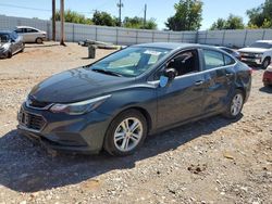 Salvage cars for sale at Oklahoma City, OK auction: 2017 Chevrolet Cruze LT