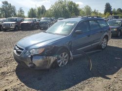 Salvage cars for sale at Portland, OR auction: 2009 Subaru Outback 2.5I