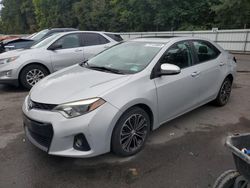 Salvage cars for sale at Glassboro, NJ auction: 2014 Toyota Corolla L