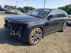 Salvage cars for sale at East Granby, CT auction: 2022 Jeep Grand Cherokee L Overland