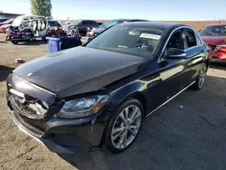 Mercedes-Benz salvage cars for sale: 2015 Mercedes-Benz C 300 4matic