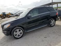 Salvage cars for sale at West Palm Beach, FL auction: 2013 Mercedes-Benz ML 350