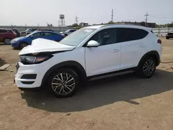 Salvage cars for sale at Chicago Heights, IL auction: 2019 Hyundai Tucson Limited