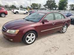 Salvage cars for sale at Riverview, FL auction: 2008 Hyundai Sonata SE