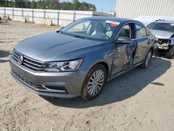 Salvage cars for sale at Spartanburg, SC auction: 2017 Volkswagen Passat SE