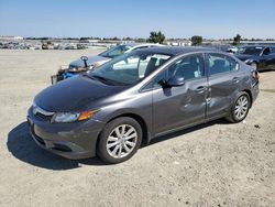 Honda Civic ex salvage cars for sale: 2012 Honda Civic EX