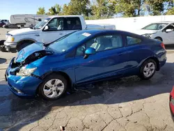 Salvage cars for sale at Bridgeton, MO auction: 2013 Honda Civic LX