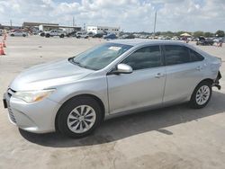 Salvage cars for sale at Grand Prairie, TX auction: 2015 Toyota Camry LE