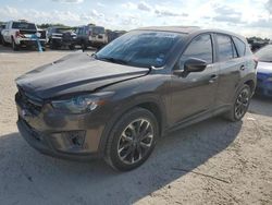 Salvage cars for sale at San Antonio, TX auction: 2016 Mazda CX-5 GT