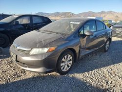 Salvage cars for sale at Magna, UT auction: 2012 Honda Civic LX