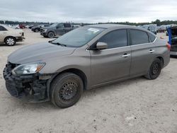 Salvage cars for sale at Houston, TX auction: 2016 Nissan Sentra S