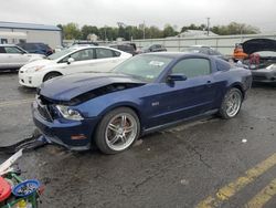 Salvage cars for sale at Pennsburg, PA auction: 2012 Ford Mustang GT