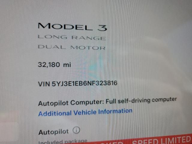 2022 Tesla Model 3