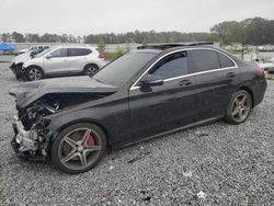 Salvage cars for sale from Copart Fairburn, GA: 2017 Mercedes-Benz C300