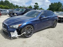 Infiniti salvage cars for sale: 2016 Infiniti Q50 RED Sport 400