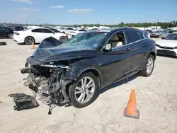 Salvage cars for sale at Houston, TX auction: 2018 Infiniti QX30 Base