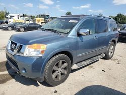 Salvage cars for sale at Bridgeton, MO auction: 2011 Nissan Armada SV