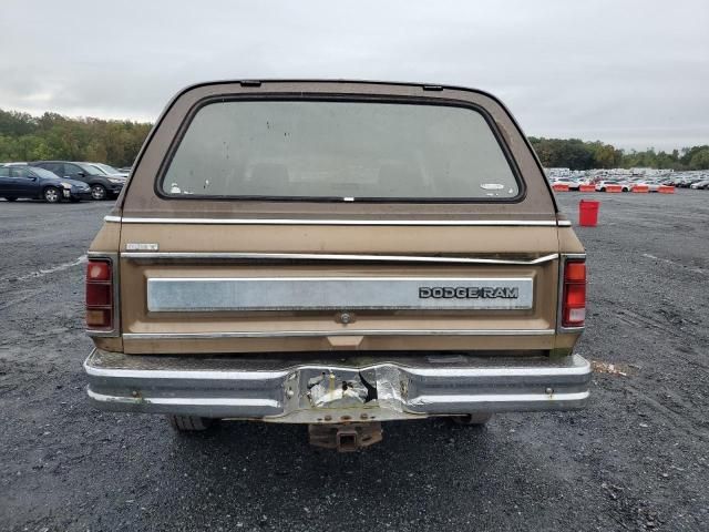 1989 Dodge Ramcharger AW-100