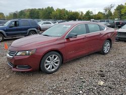 Chevrolet salvage cars for sale: 2017 Chevrolet Impala LT