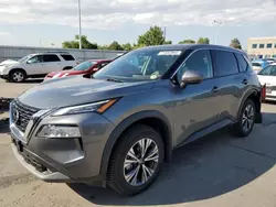 Salvage cars for sale at Littleton, CO auction: 2021 Nissan Rogue SV