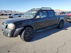 Nissan Frontier Crew cab xe salvage cars for sale: 2002 Nissan Frontier Crew Cab XE