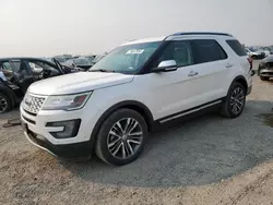 Salvage cars for sale at Helena, MT auction: 2016 Ford Explorer Platinum