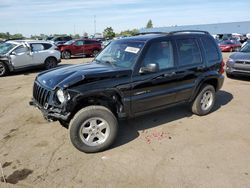 Jeep salvage cars for sale: 2002 Jeep Liberty Limited