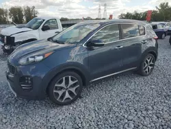 Salvage cars for sale at Barberton, OH auction: 2017 KIA Sportage SX