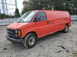 Chevrolet salvage cars for sale: 2000 Chevrolet Express G3500