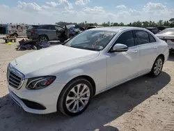 Salvage cars for sale at Houston, TX auction: 2017 Mercedes-Benz E 300