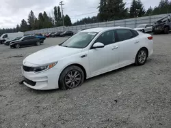 Salvage cars for sale at Graham, WA auction: 2018 KIA Optima LX