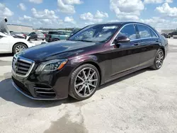 Salvage cars for sale at Houston, TX auction: 2020 Mercedes-Benz S 450