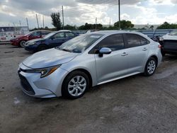 Salvage cars for sale at Miami, FL auction: 2022 Toyota Corolla LE