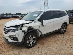 Salvage cars for sale at China Grove, NC auction: 2017 Honda Pilot EX