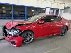 Salvage cars for sale at Pasco, WA auction: 2018 Acura TLX TECH+A