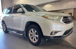 Salvage cars for sale at Oklahoma City, OK auction: 2013 Toyota Highlander Base